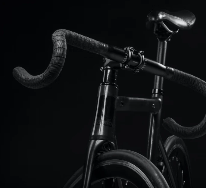 Road bicycle full view